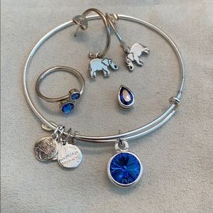 Alex and Ani Sapphire bundle